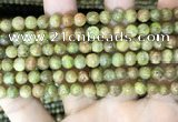 CKC761 15.5 inches 6mm round natural green kyanite beads