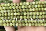 CKC766 15.5 inches 6mm round natural green kyanite beads