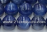 CKC779 15.5 inches 8mm round blue kyanite beads wholesale