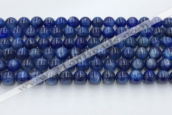 CKC779 15.5 inches 8mm round blue kyanite beads wholesale