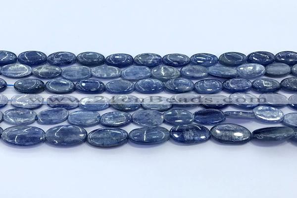 CKC817 15 inches 8*12mm - 9*15mm oval blue kyanite beads