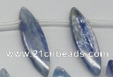 CKC82 Top drilled 10*35mm marquise natural kyanite gemstone beads