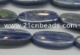 CKC93 15.5 inches 10*25mm oval natural kyanite gemstone beads