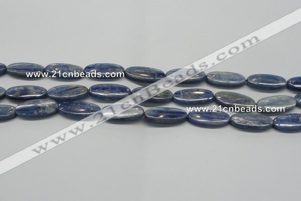 CKC93 15.5 inches 10*25mm oval natural kyanite gemstone beads