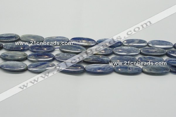 CKC95 15.5 inches 13*30mm oval natural kyanite gemstone beads