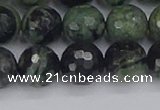 CKJ313 15.5 inches 10mm faceted round kambaba jasper beads