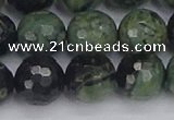 CKJ314 15.5 inches 12mm faceted round kambaba jasper beads