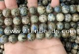 CKJ404 15.5 inches 12mm round k2 jasper beads wholesale