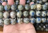 CKJ419 15.5 inches 16mm round k2 jasper beads wholesale