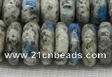 CKJ438 15.5 inches 4*10mm - 5*11mm rondelle natural k2 jasper beads