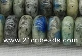 CKJ440 15.5 inches 5*10mm - 6*10mm rondelle natural k2 jasper beads