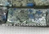 CKJ444 15.5 inches 11*12mm - 12*16mm rectangle natural k2 jasper beads