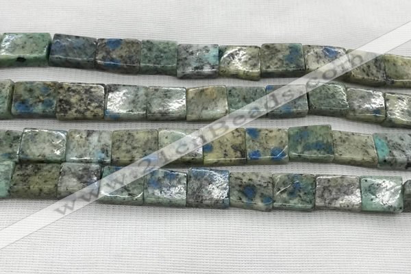 CKJ444 15.5 inches 11*12mm - 12*16mm rectangle natural k2 jasper beads