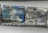 CKJ451 15.5 inches 12*14mm - 14*16mm rectangle natural k2 jasper beads