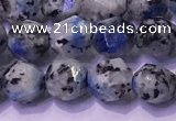 CKJ706 15.5 inches 6mm faceted nuggets imitation k2 jasper beads