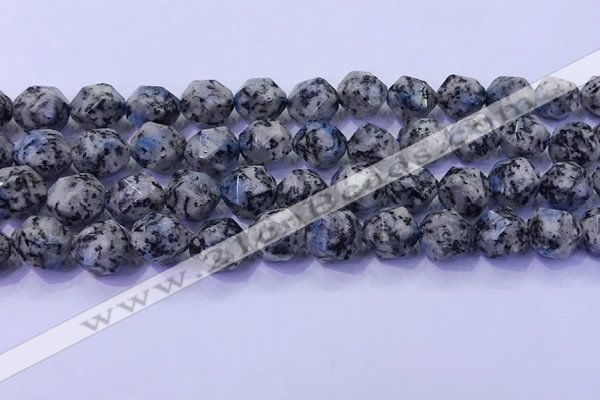 CKJ709 15.5 inches 12mm faceted nuggets imitation k2 jasper beads