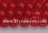 CKQ317 15.5 inches 10mm round dyed crackle quartz beads wholesale