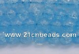 CKQ330 15.5 inches 8mm round dyed crackle quartz beads wholesale