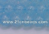 CKQ333 15.5 inches 14mm round dyed crackle quartz beads wholesale