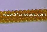 CKQ383 15.5 inches 10mm round dyed crackle quartz beads