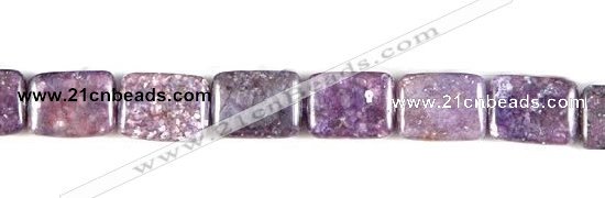 CKU10 15 inches 13*18mm rectangle purple kunzite beads wholesale