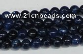 CKU100 15.5 inches 4mm round dyed kunzite beads wholesale