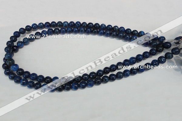 CKU101 15.5 inches 6mm round dyed kunzite beads wholesale