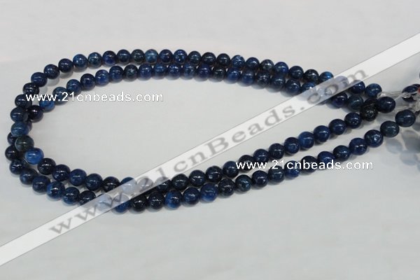 CKU102 15.5 inches 8mm round dyed kunzite beads wholesale