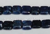 CKU116 15.5 inches 10*10mm square dyed kunzite beads wholesale