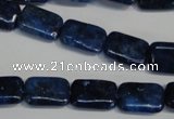 CKU123 15.5 inches 10*14mm rectangle dyed kunzite beads wholesale