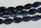 CKU130 15.5 inches 8*12mm oval dyed kunzite beads wholesale