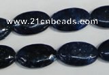 CKU132 15.5 inches 12*20mm oval dyed kunzite beads wholesale