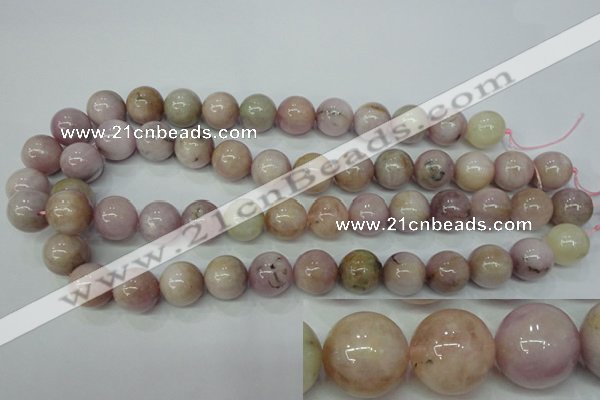 CKU206 15.5 inches 12mm round pink kunzite beads wholesale