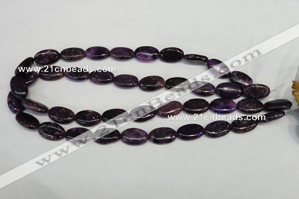 CKU40 15.5 inches 12*20mm oval purple kunzite beads wholesale