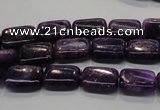 CKU44 15.5 inches 8*12mm rectangle purple kunzite beads wholesale