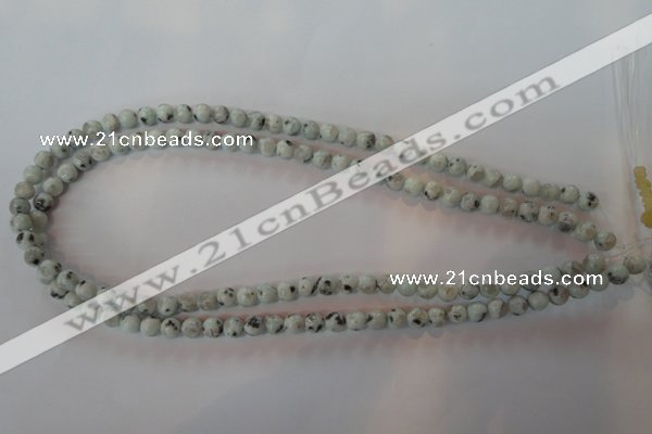 CKW01 15.5 inches 6mm round kiwi jasper gemstone beads