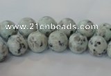 CKW02 15.5 inches 8mm round kiwi jasper gemstone beads