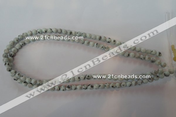 CKW02 15.5 inches 8mm round kiwi jasper gemstone beads