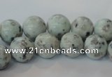 CKW03 15.5 inches 10mm round kiwi jasper gemstone beads