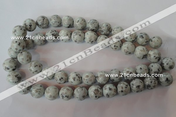 CKW06 15.5 inches 16mm round kiwi jasper gemstone beads