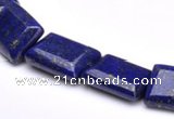 CLA05 Rectangle deep blue dyed lapis lazuli 12*16mm stone beads