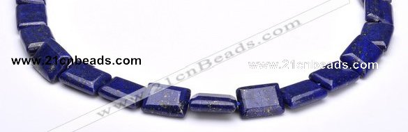 CLA05 Rectangle deep blue dyed lapis lazuli 12*16mm stone beads