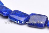 CLA06 Blue 13*18mm rectangle dyed lapis lazuli gemstone beads