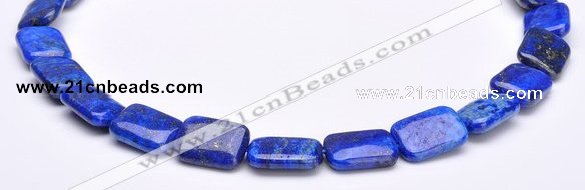 CLA06 Blue 13*18mm rectangle dyed lapis lazuli gemstone beads