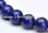 CLA08 4mm round deep blue dyed lapis lazuli beads wholesale