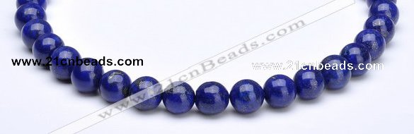 CLA08 4mm round deep blue dyed lapis lazuli beads wholesale