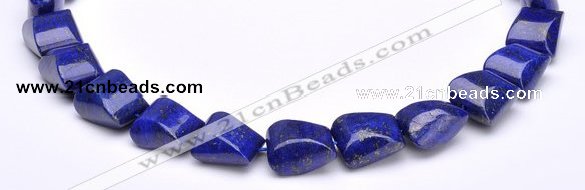 CLA30 14*18mm deep blue dyed lapis lazuli gemstone beads