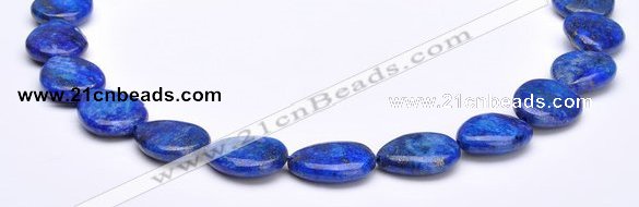 CLA38 16*21mm flat teardrop deep blue dyed lapis lazuli beads