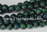 CLA480 15.5 inches 8mm round synthetic lapis lazuli beads