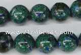 CLA483 15.5 inches 14mm round synthetic lapis lazuli beads